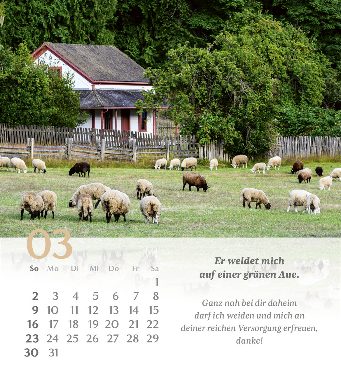 Psalm 23 Tischkalender