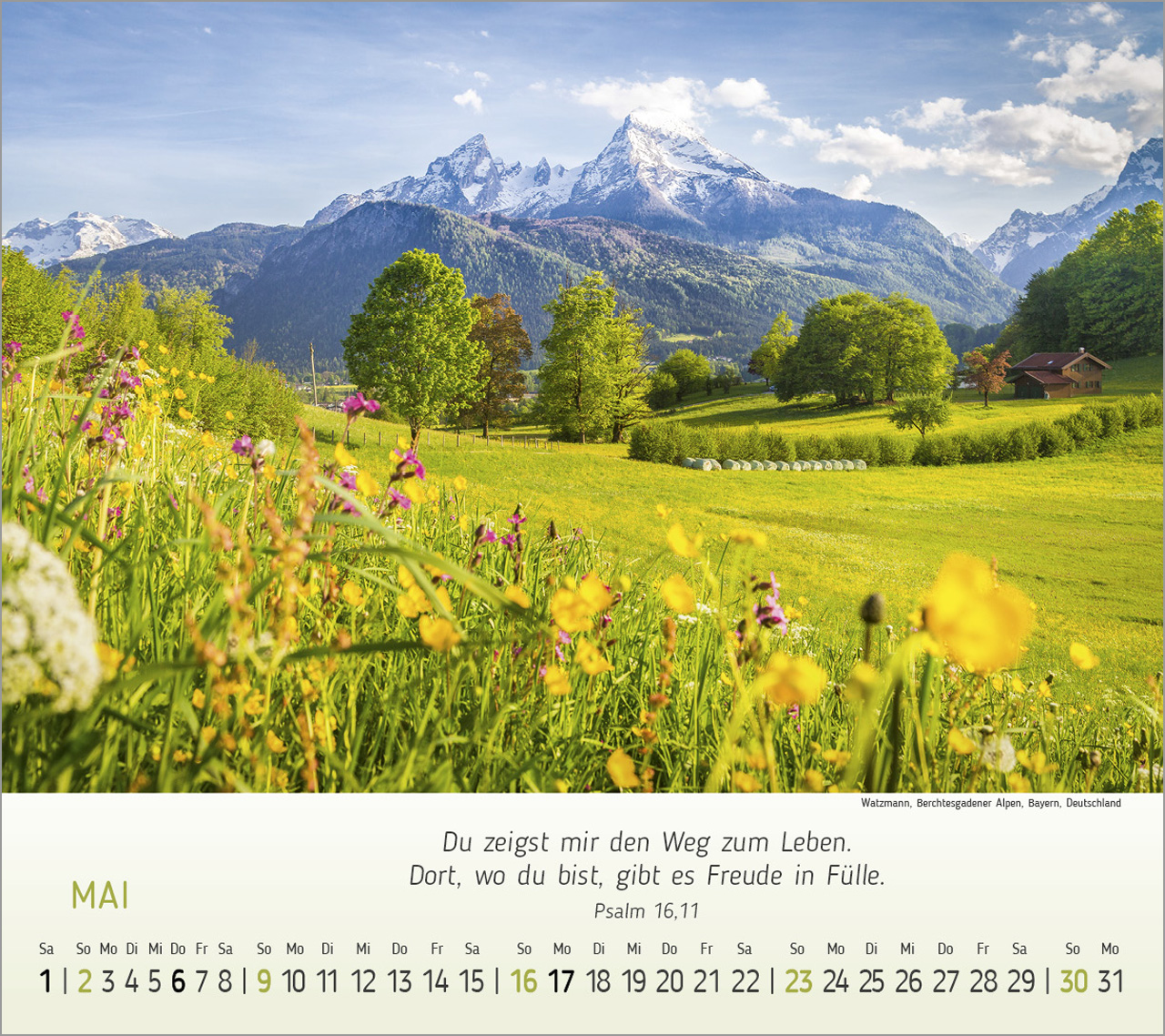 Wunderbare Bergwelt 2027 – Tischkalender