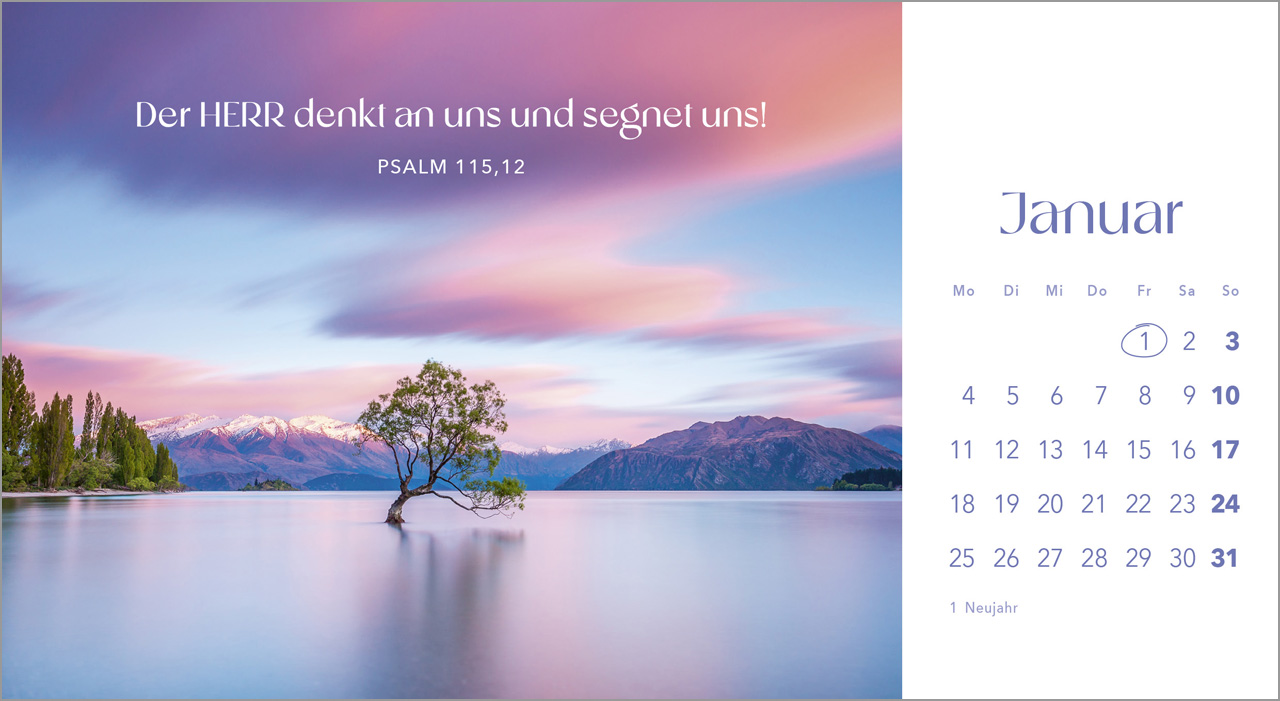 Quelle des Lebens 2027 – Postkartenkalender