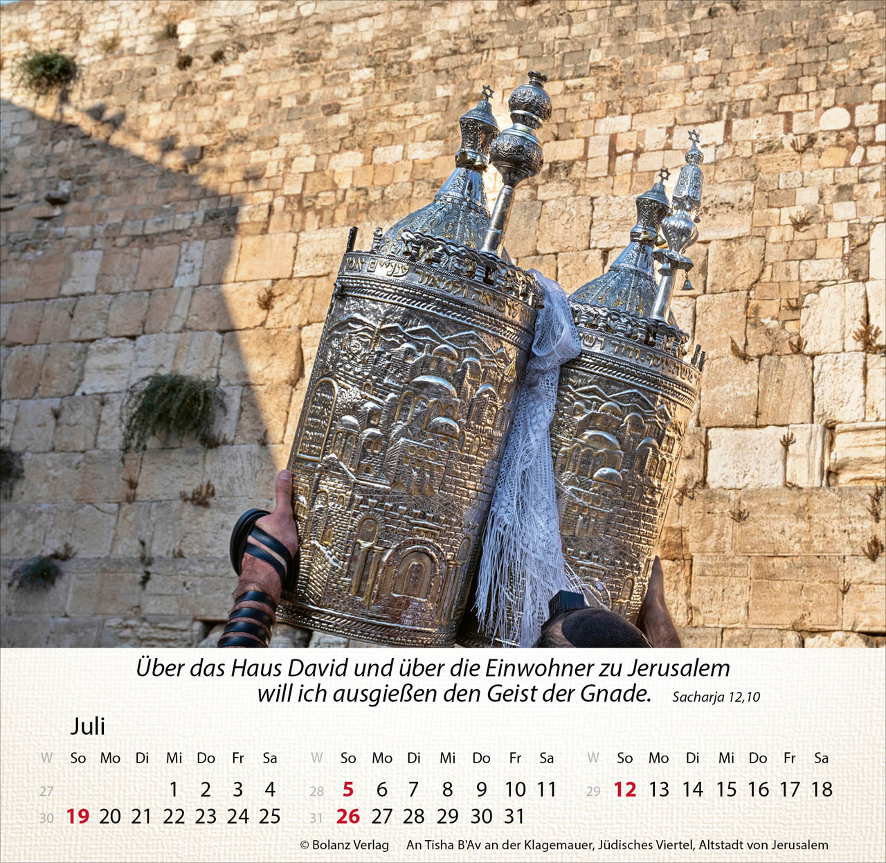 Israel Shalom 2026 - Tischkalender Israel Shalom 2026 - Tischkalender