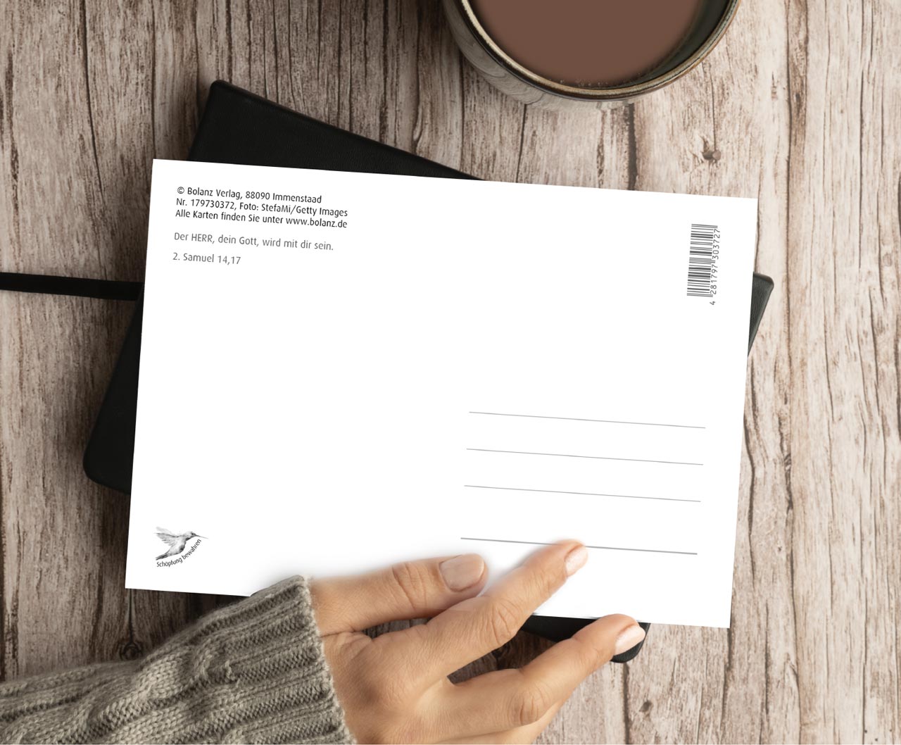 Postkarte Wanderweg