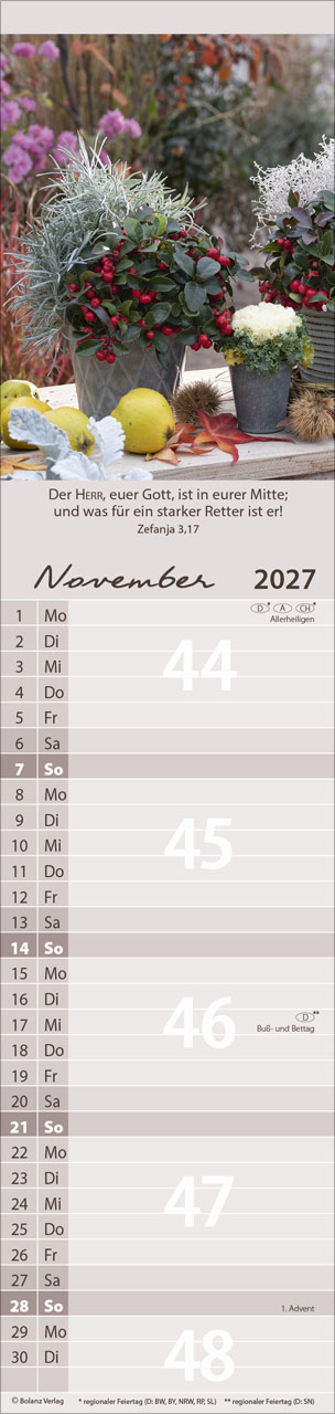 Von Mir zu Dir 2027 – Streifenterminkalender