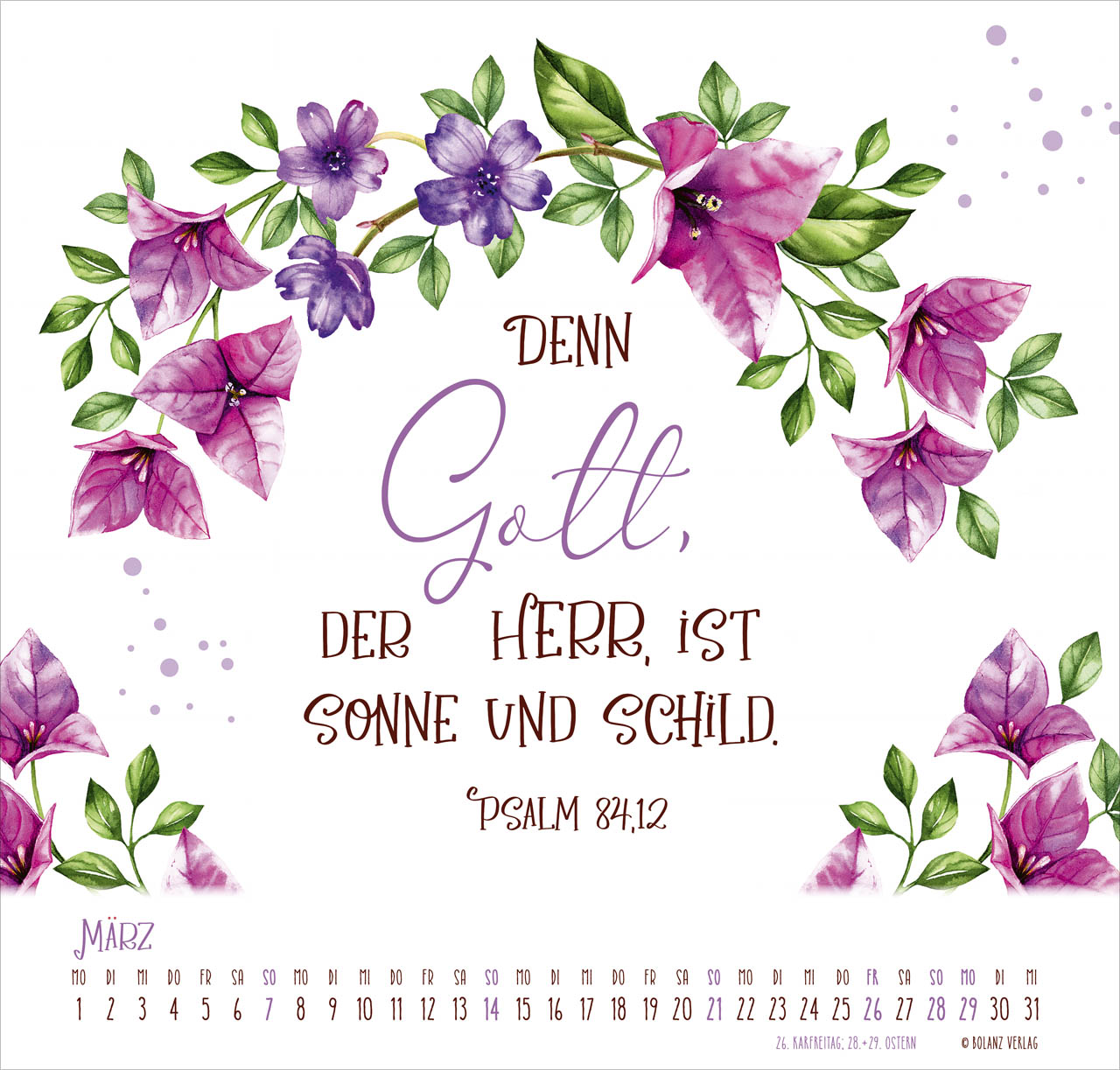 Gesegnet Tag für Tag 2027 – Posterkalender