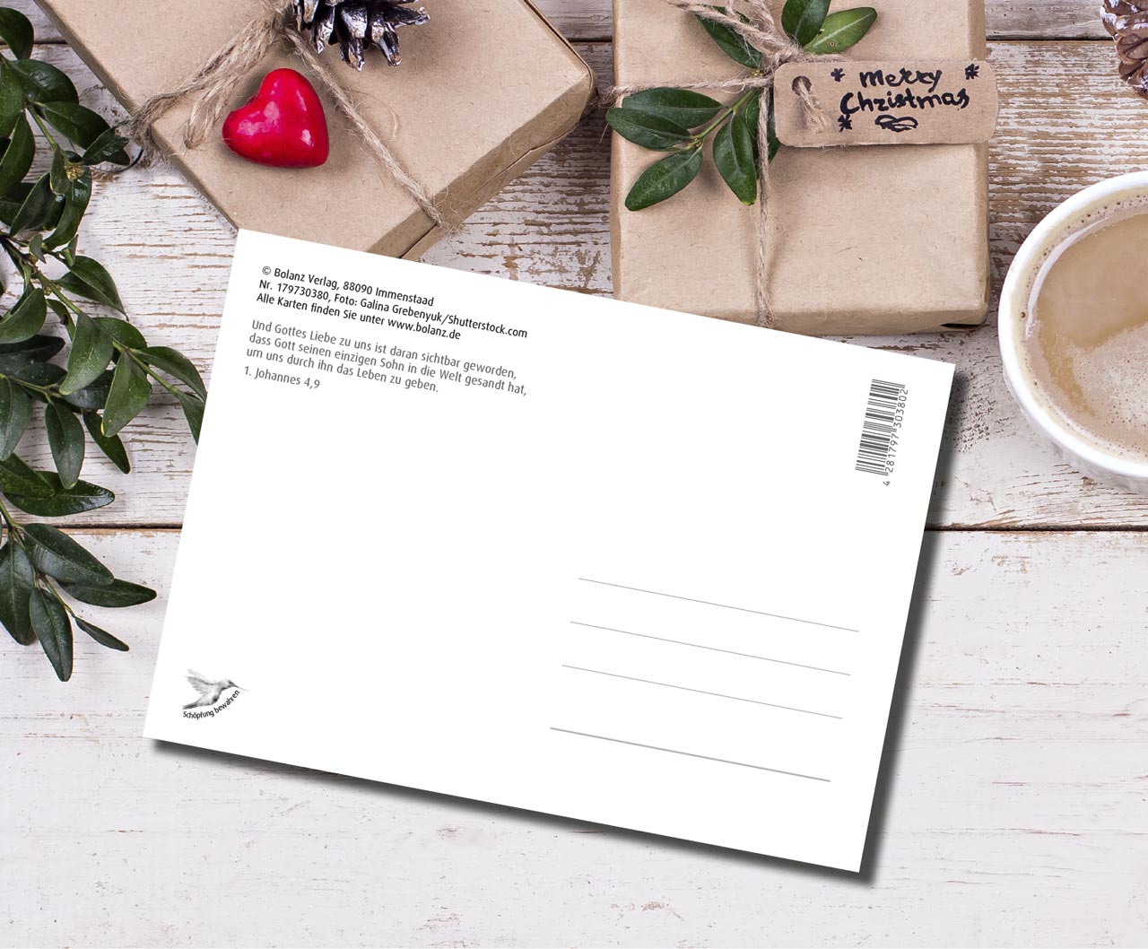 Postkarte Weihnachtszeit