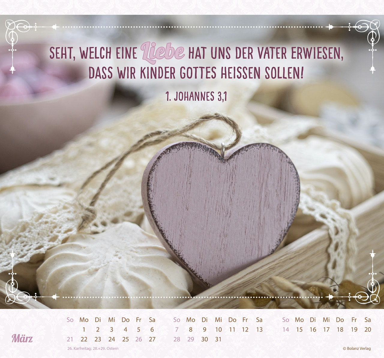 Am Anfang war das Wort 2027 – Wandkalender