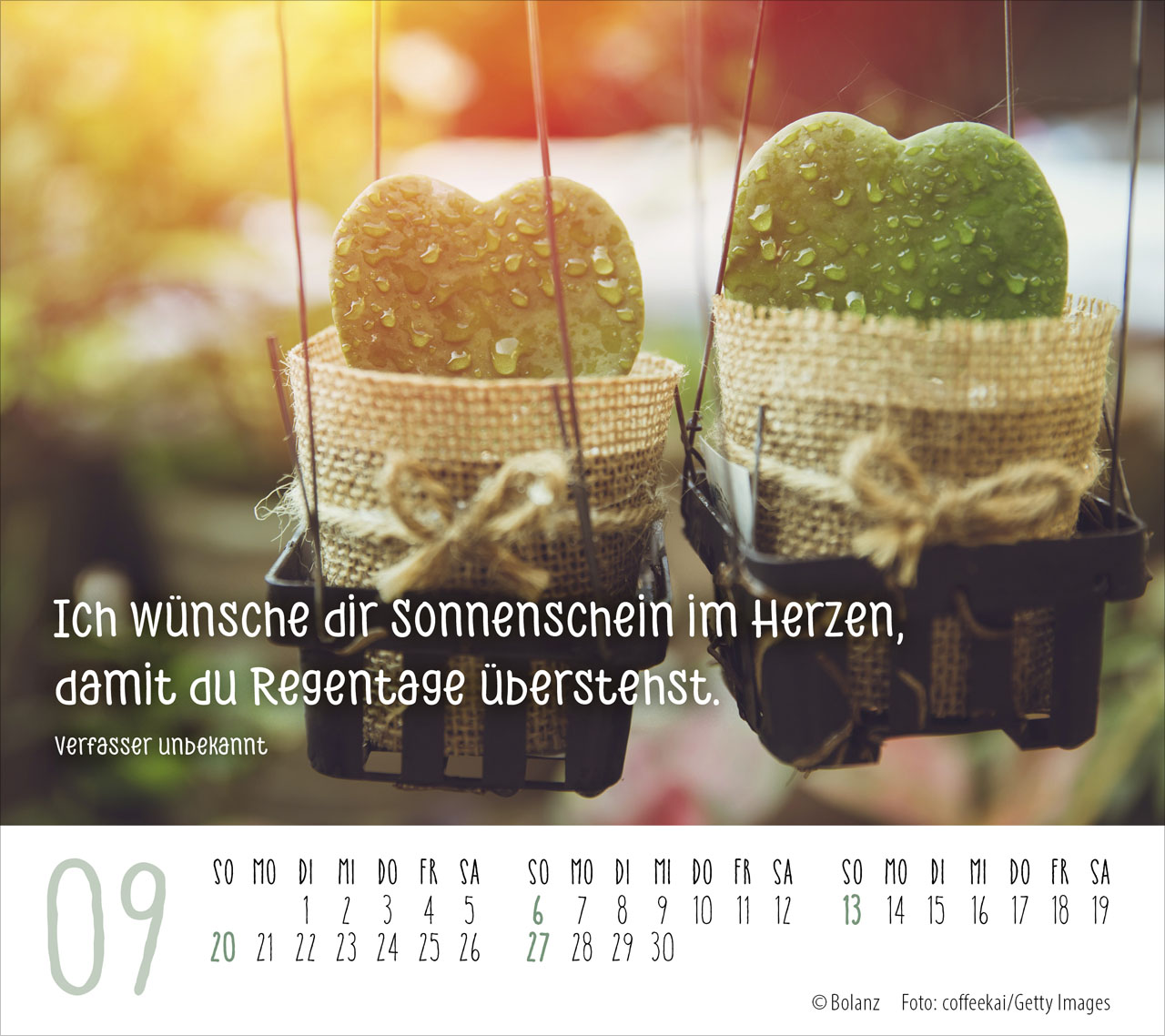 Gute Wünsche für Dich 2026 - Tischkalender Gute Wünsche für Dich 2026 - Tischkalender