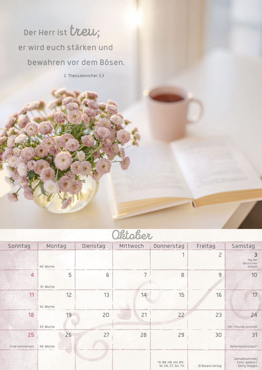 Momente der Freude 2026 - Posterkalender