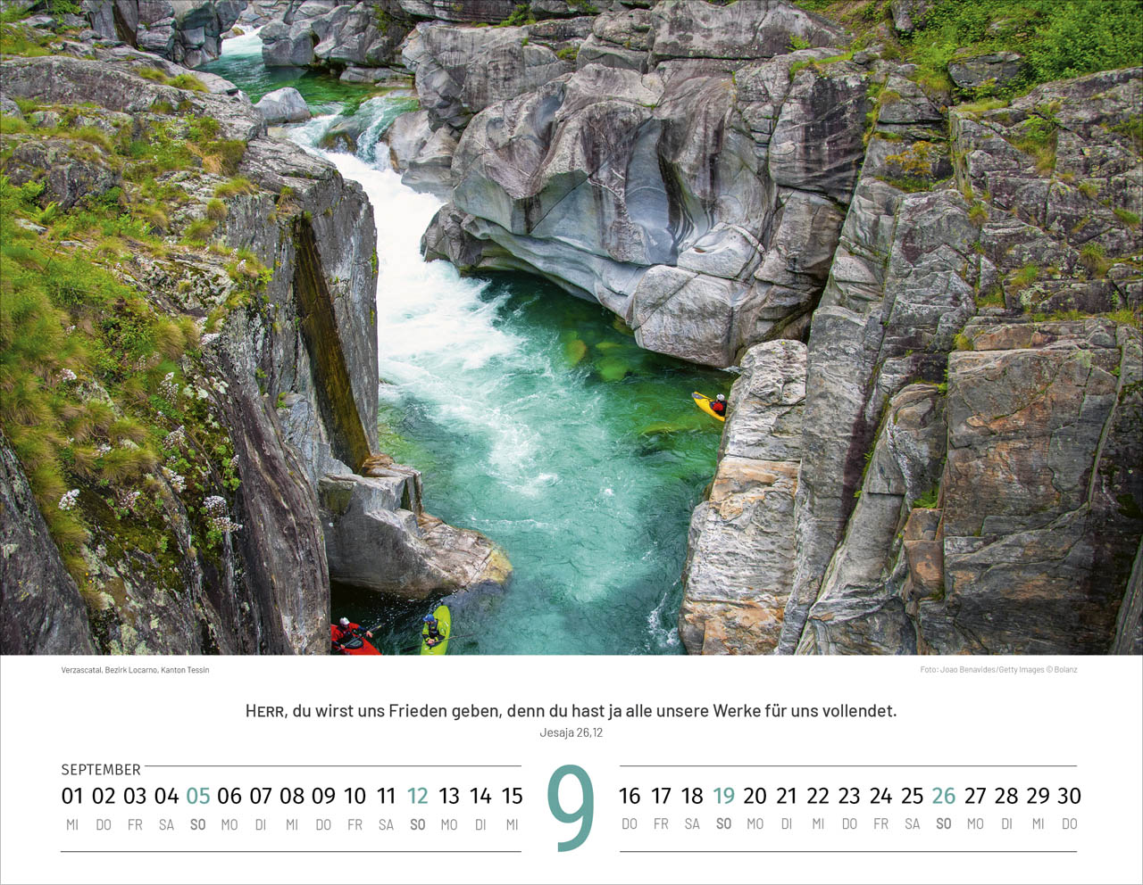 Schweiz 2027 - Wandkalender