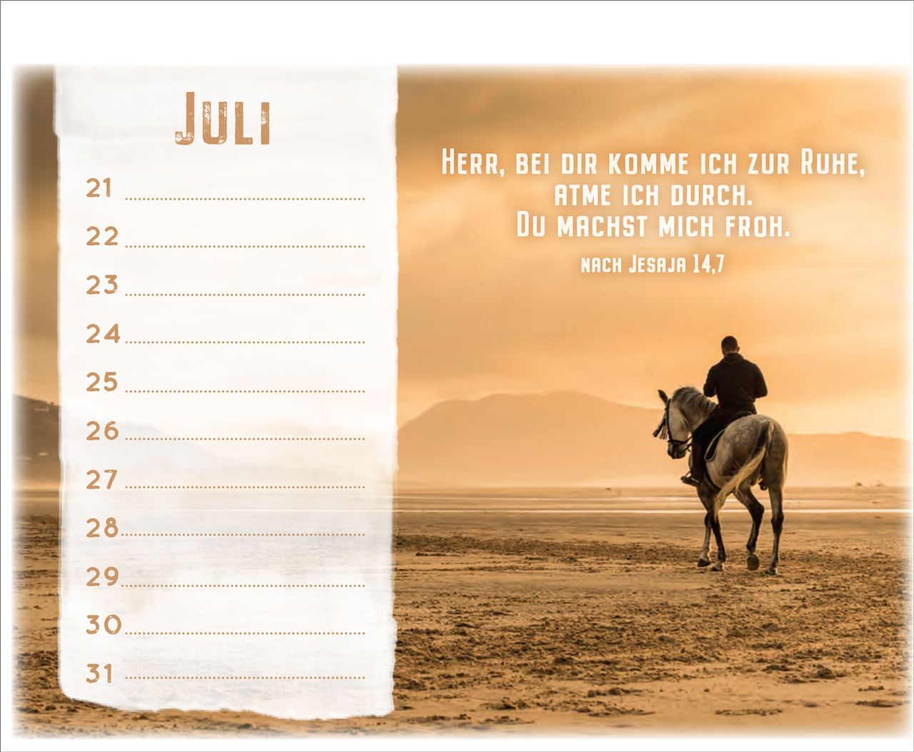 Geburtstagskalender Wo der Geist des Herrn ist
