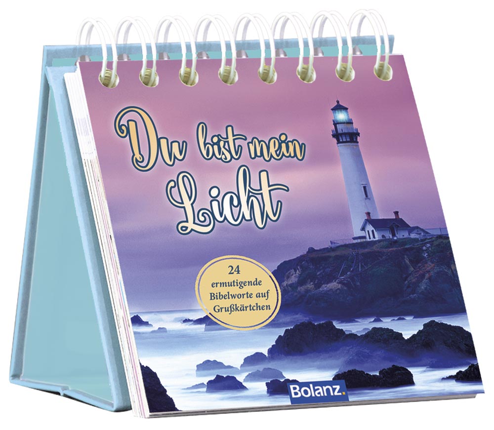 Miniaufstellbuch - Du bist mein Licht