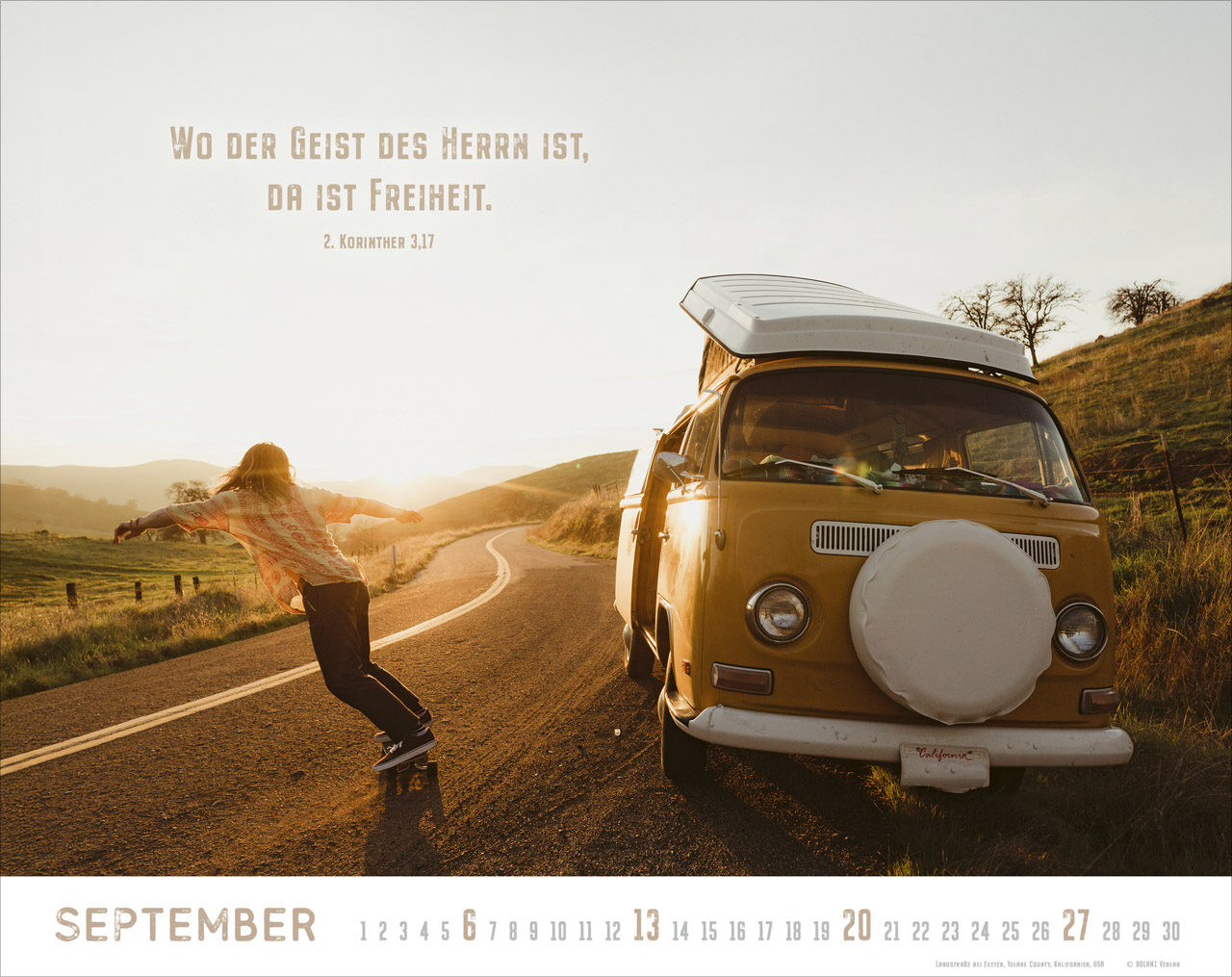 Freiheit 2026 - Super-Wandkalender