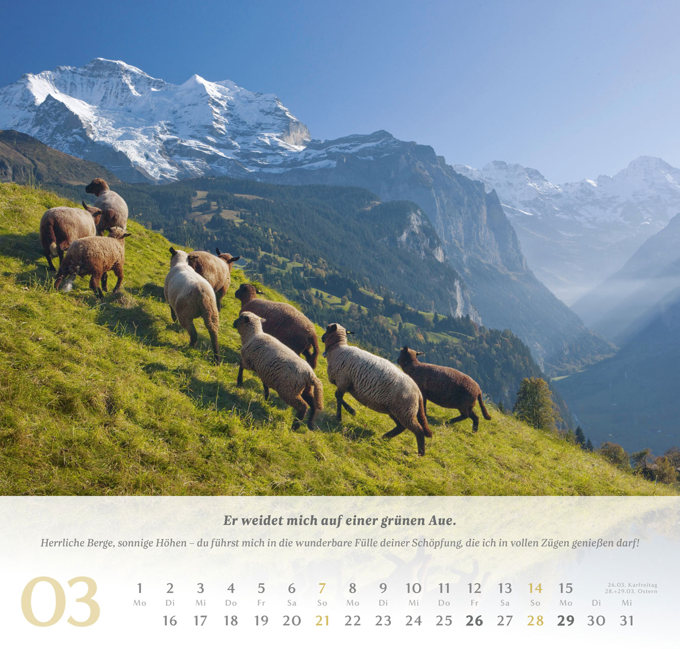 Psalm 23 – 2027 –  Wandkalender