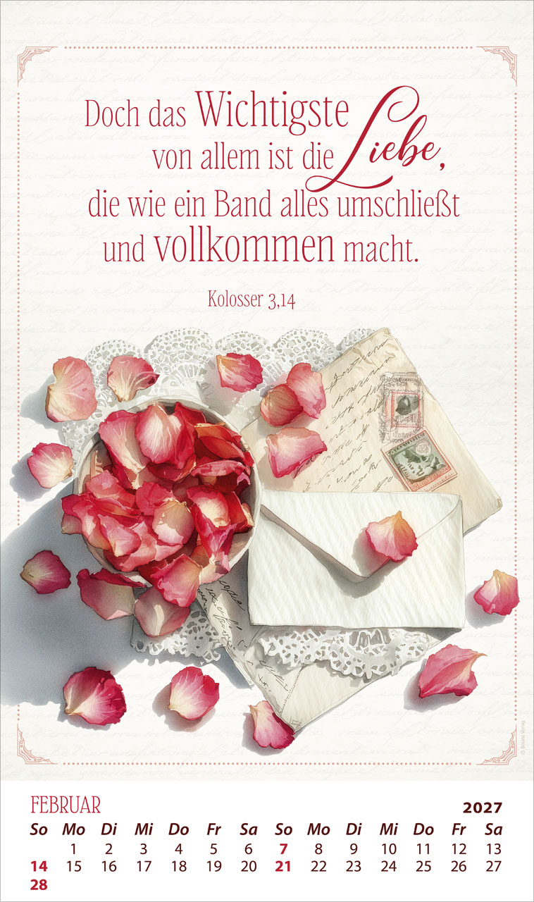 Die Kraft der Worte 2027 – Posterkalender