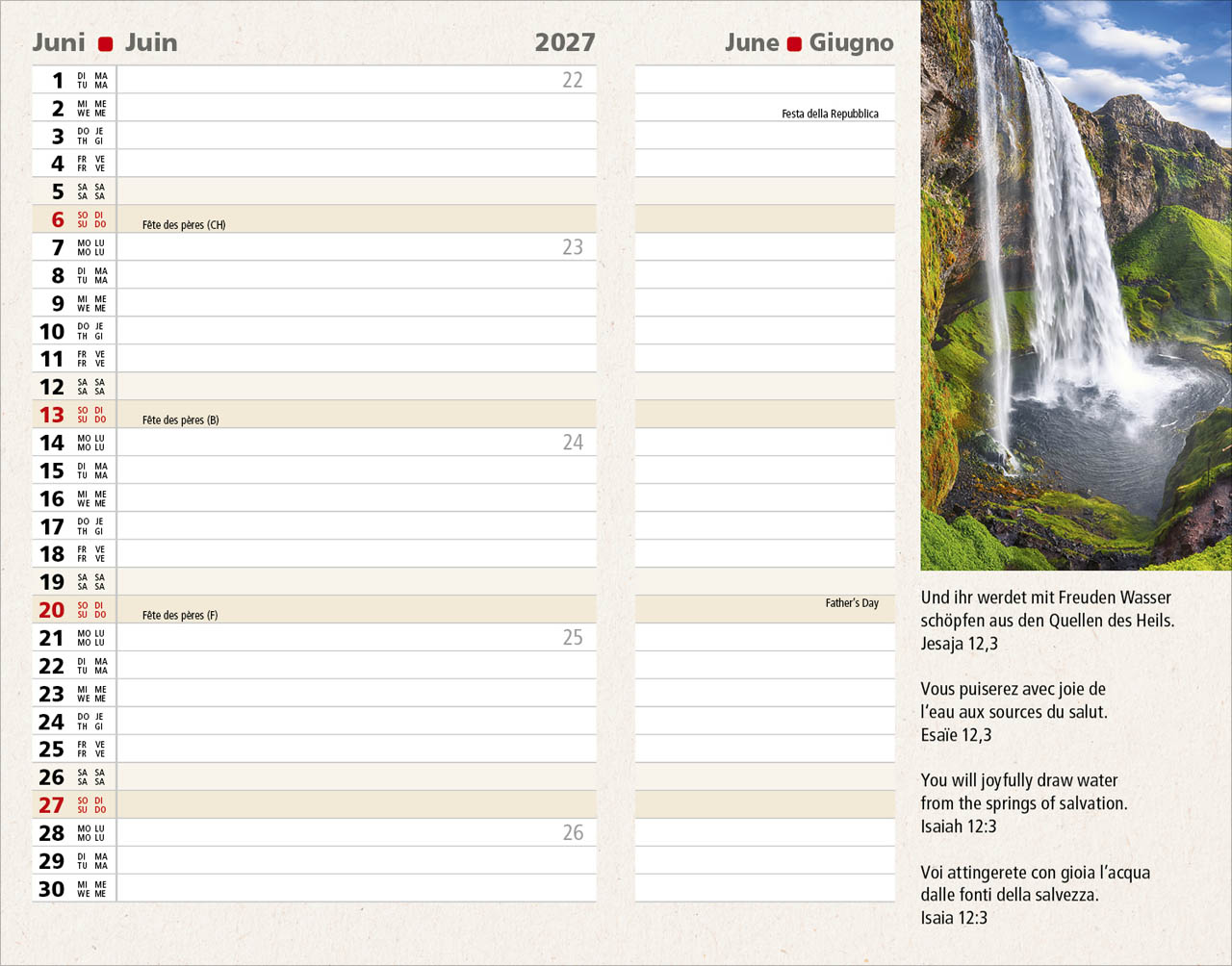 Agenda 2027 – Taschenagenda