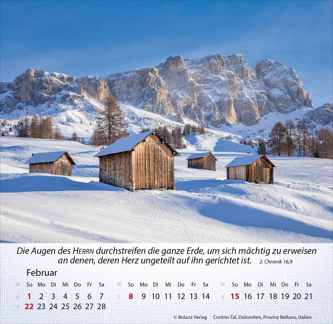 Berge 2026 - Tischkalender Berge 2026 - Tischkalender