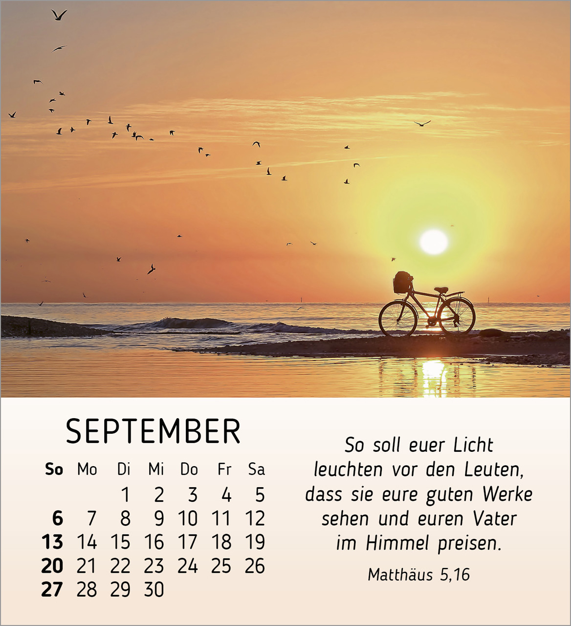 Schöheit des Lichts Tischkalender 2026 Schöheit des Lichts Tischkalender 2026