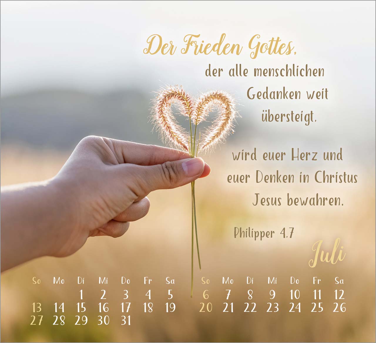 Sei gesegnet! - Tischkalender