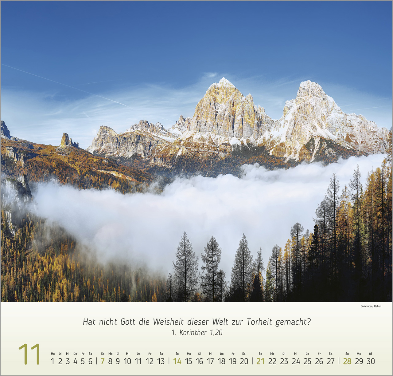 Berg-Impressionen 2027 – Wandkalender