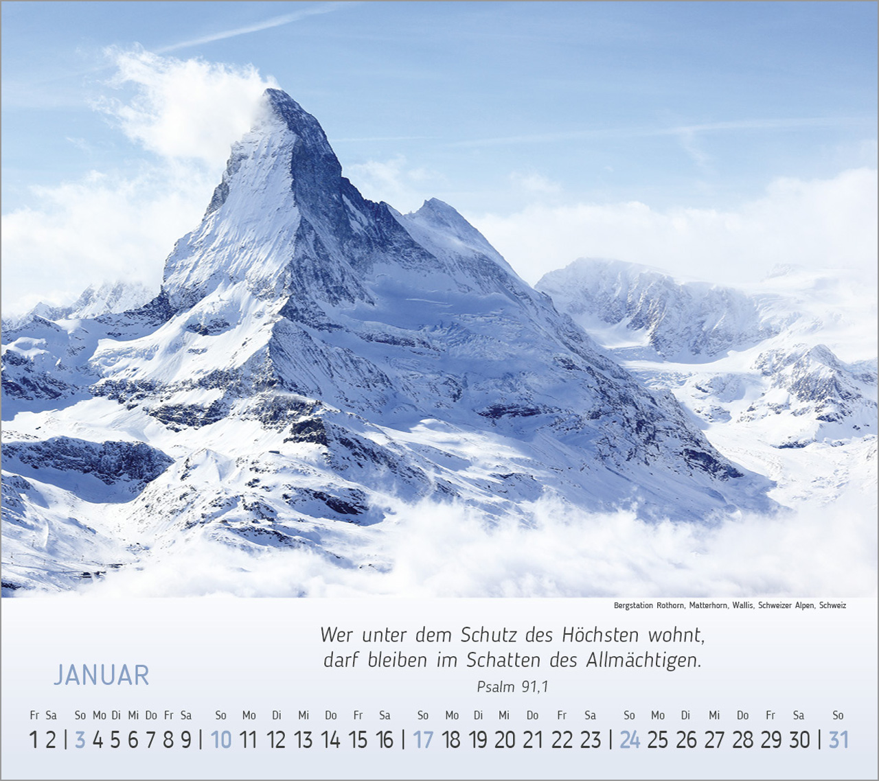 Wunderbare Bergwelt 2027 – Tischkalender