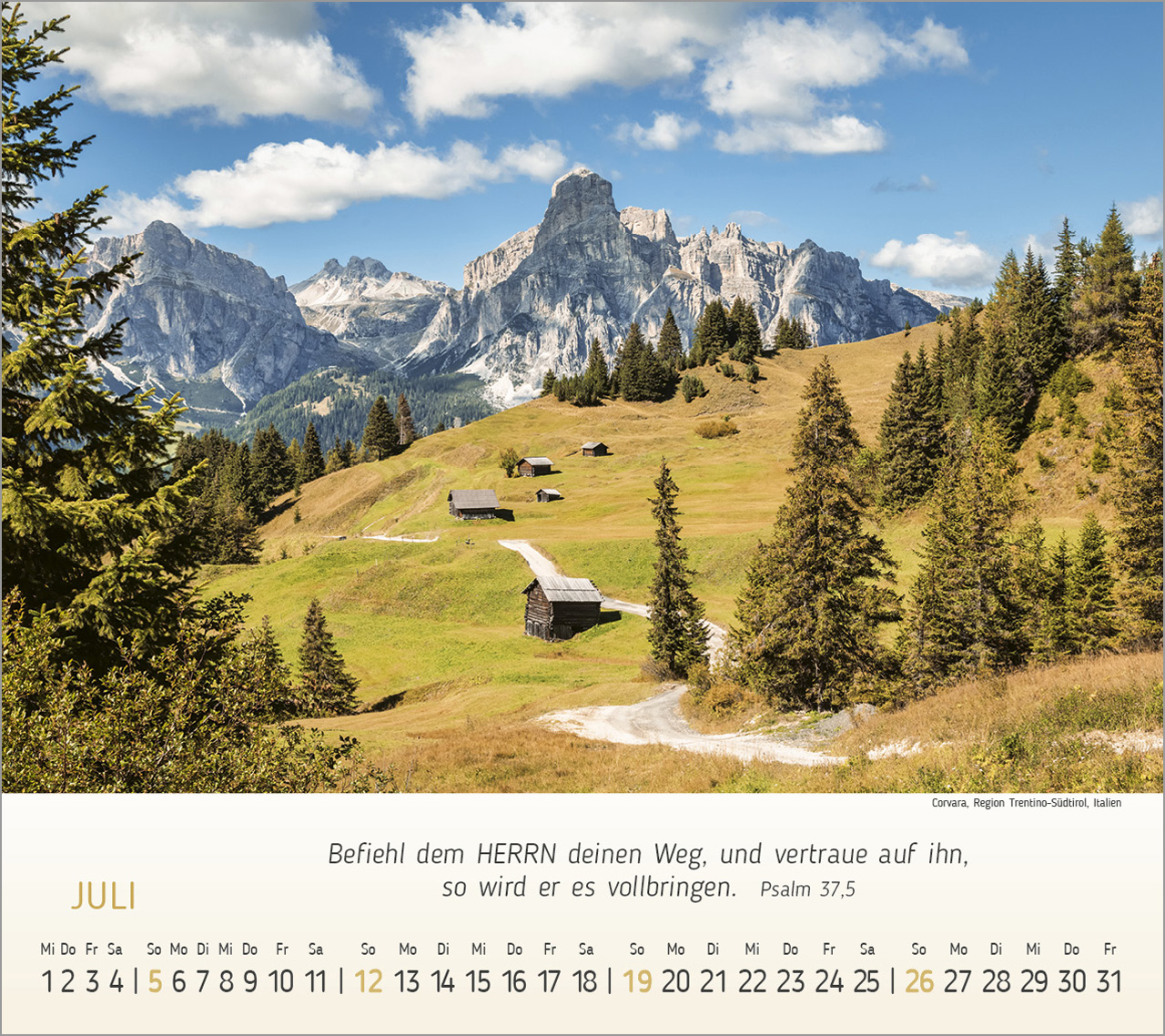 Wunderbare Bergwelt Tischkalender 2026 Wunderbare Bergwelt Tischkalender 2026
