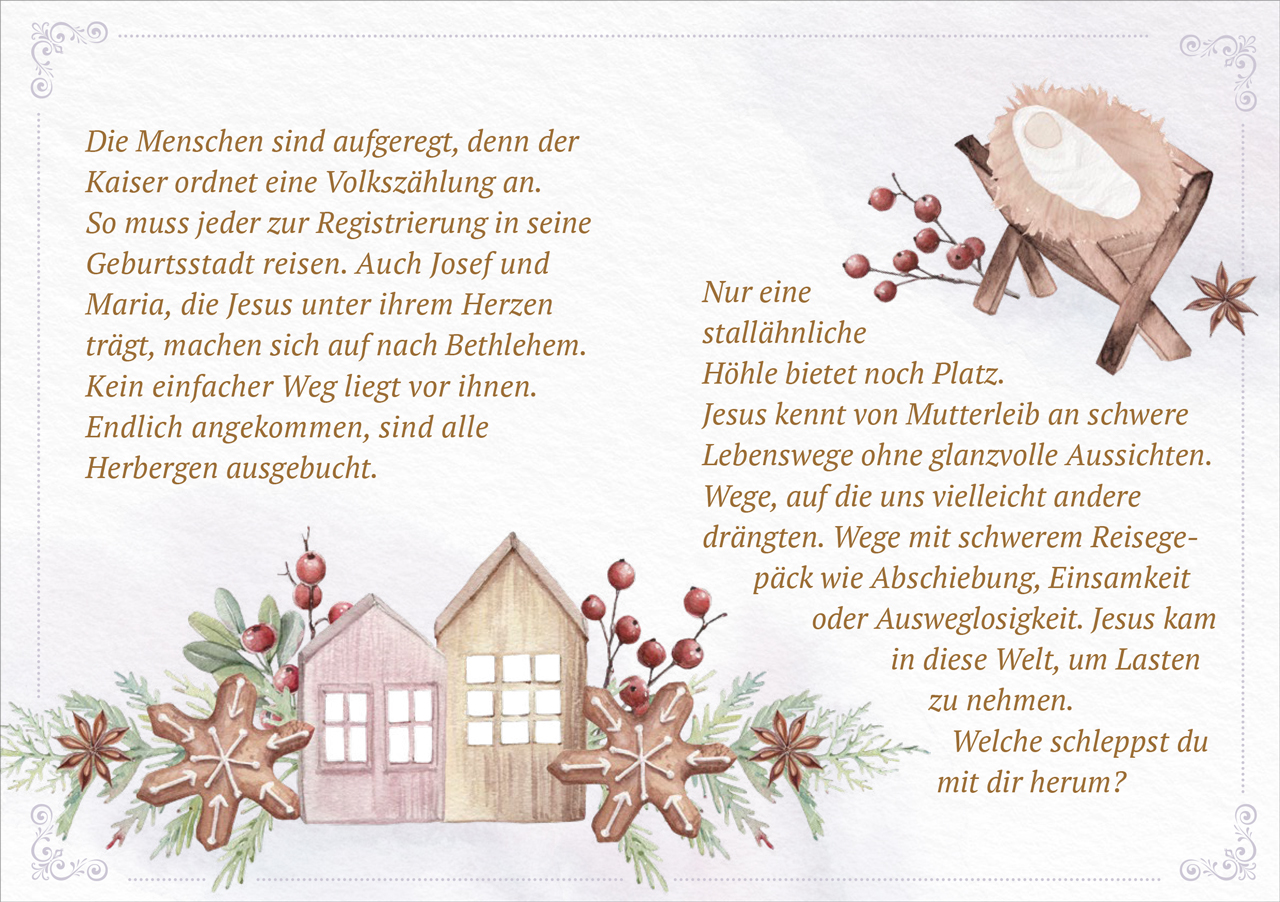 Grußheft Weihnachtsfreude