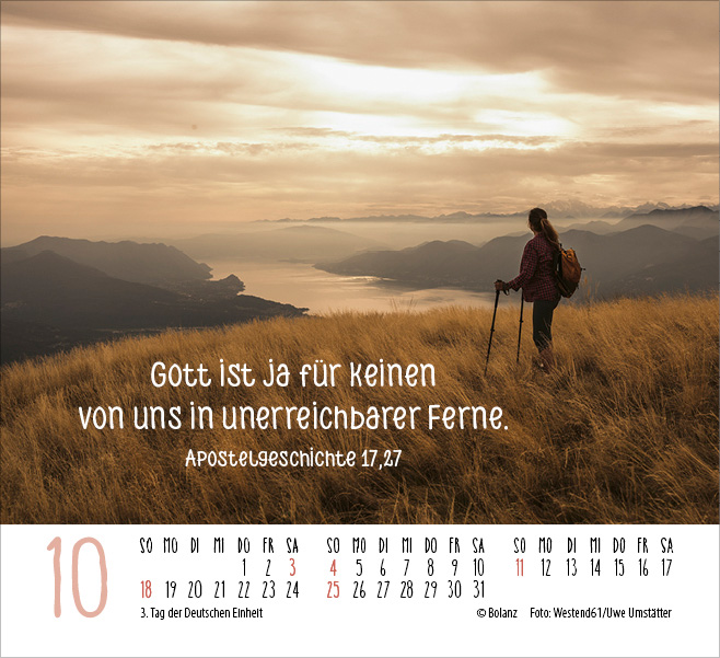 Freiheit 2026 - Minikalender Freiheit 2026 - Minikalender