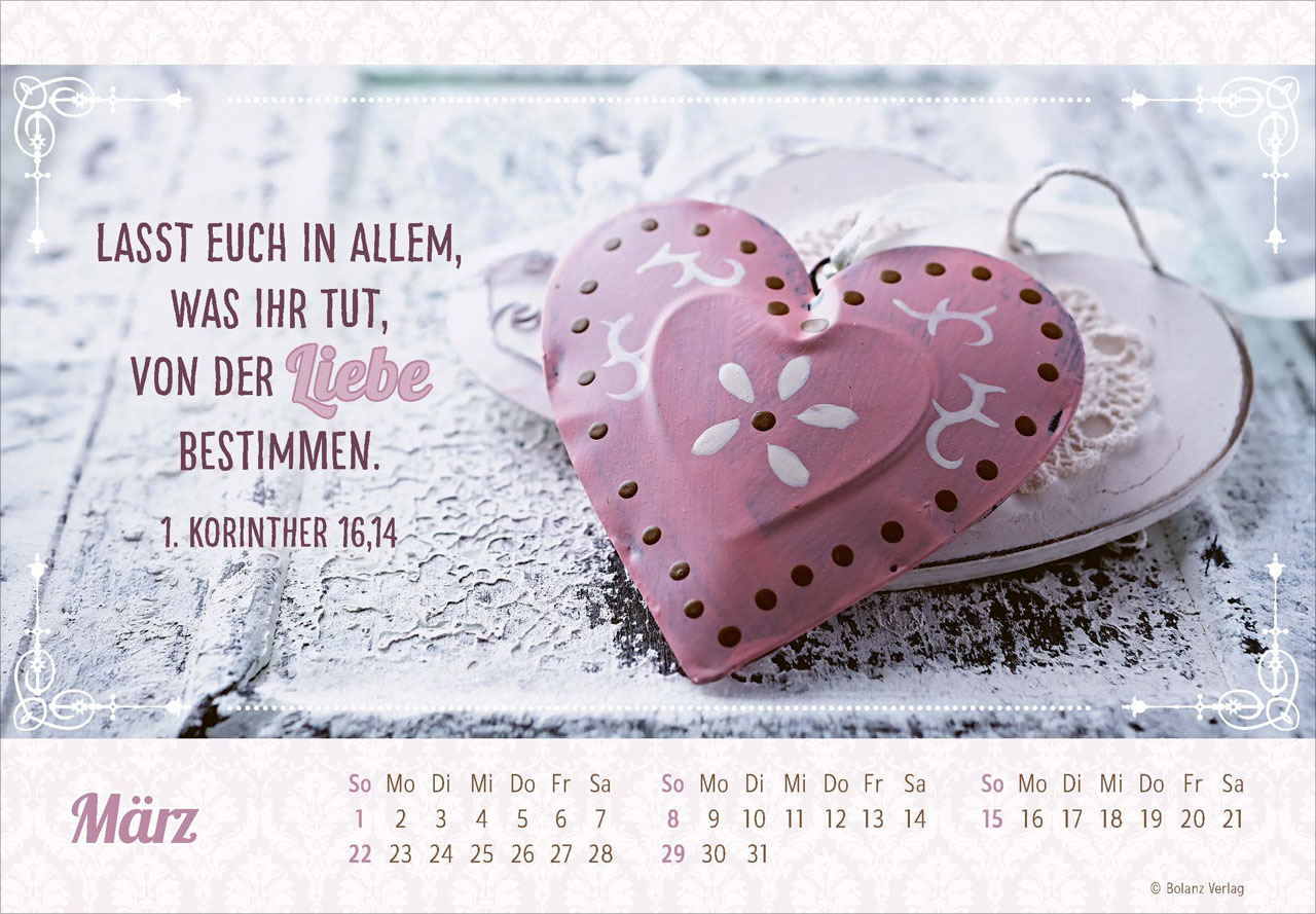 Herzliche Worte für Dich 2026 - Panoramakalender Herzliche Worte für Dich 2026 - Panoramakalender