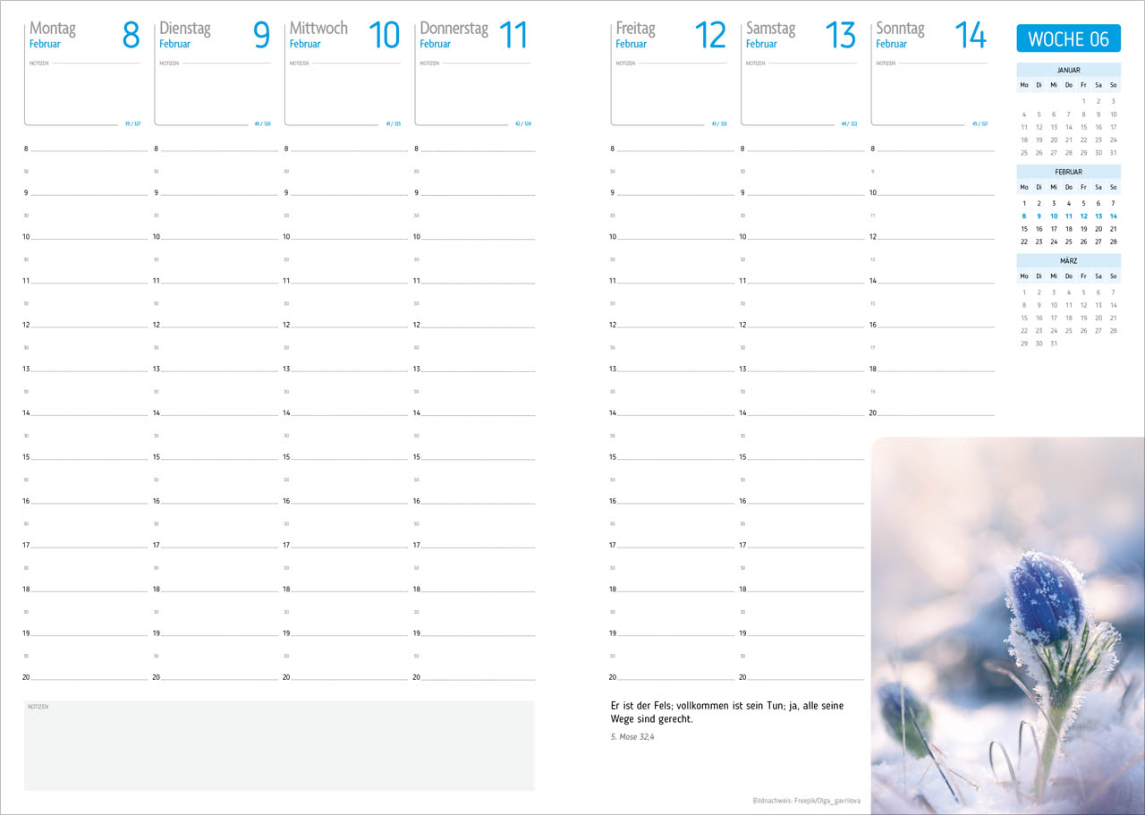 Agenda – Für jeden Tag 2027