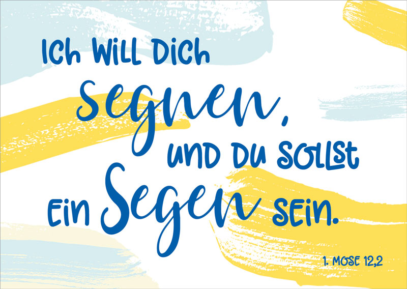 Postkartenbox Segenswünsche