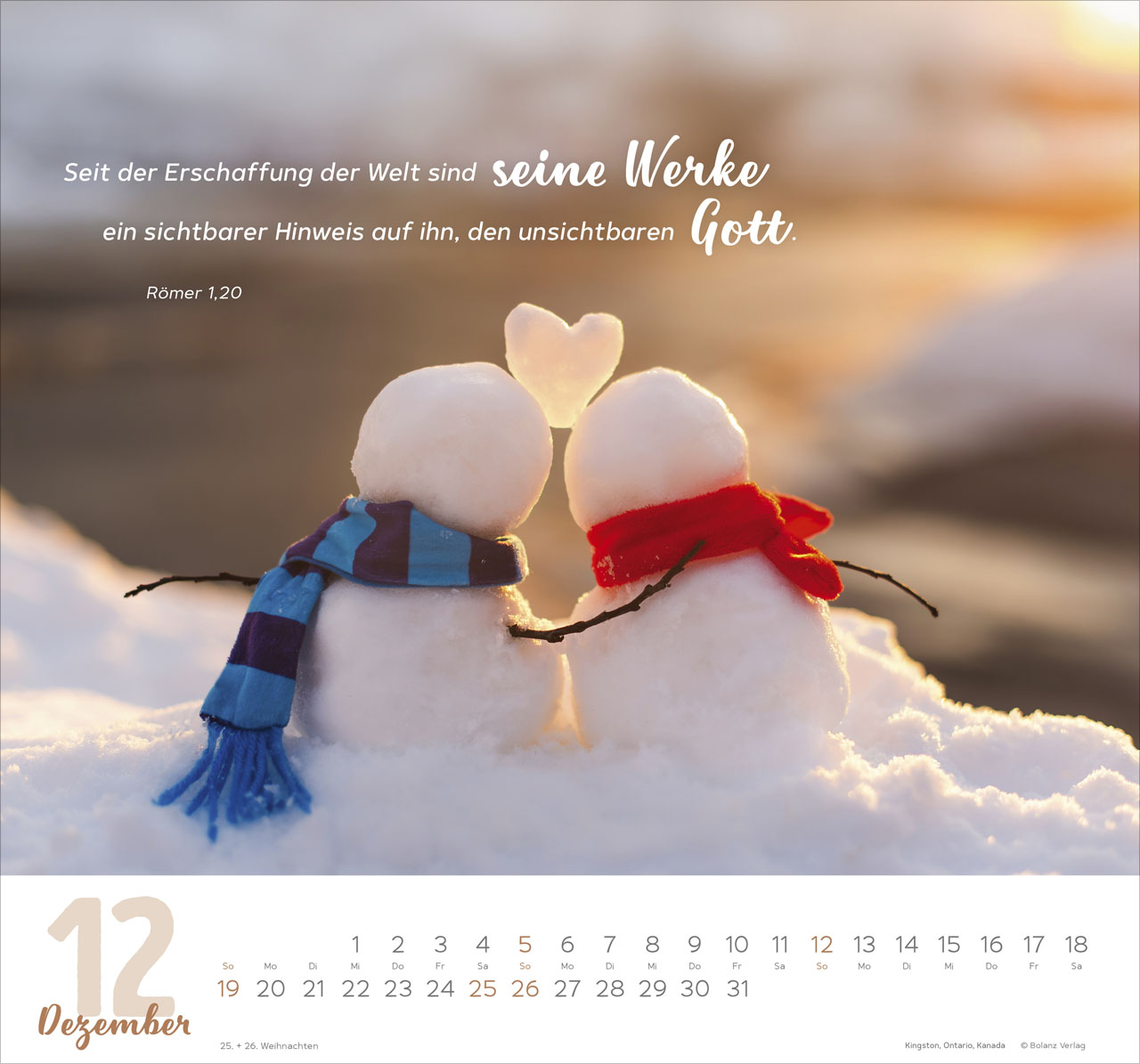 Meine Zeit 2027 – Wandkalender
