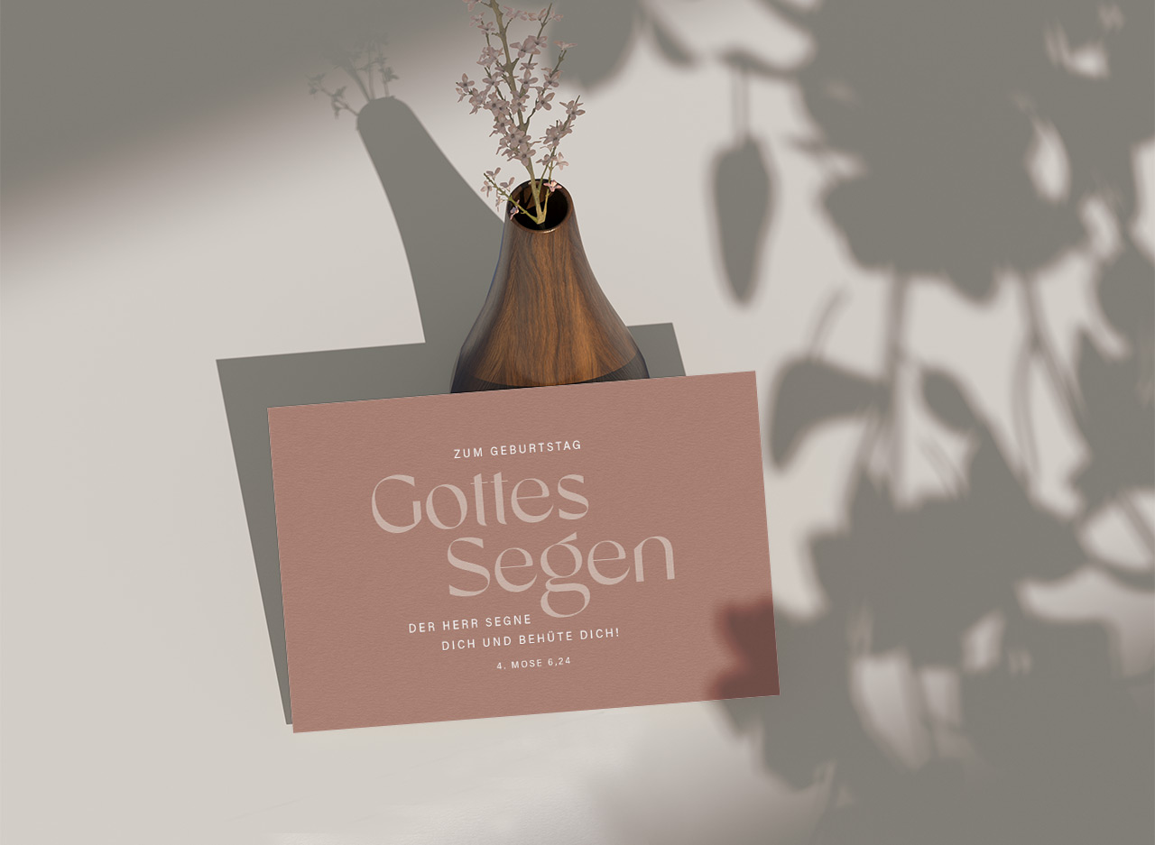 Postkarte Zum Geburtstag Gottes Segen