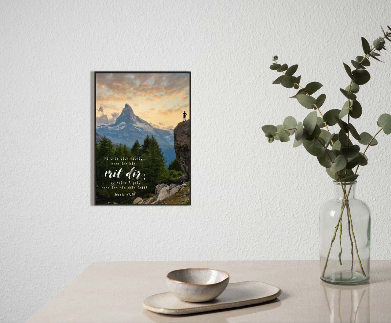 Poster Jahreslosung 2027 Berg A4