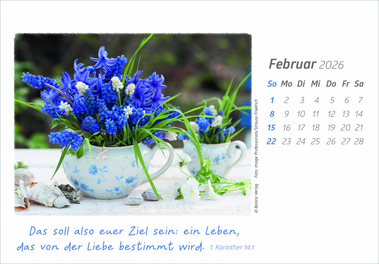 Die Güte Gottes preisen 2026 - Tischkalender