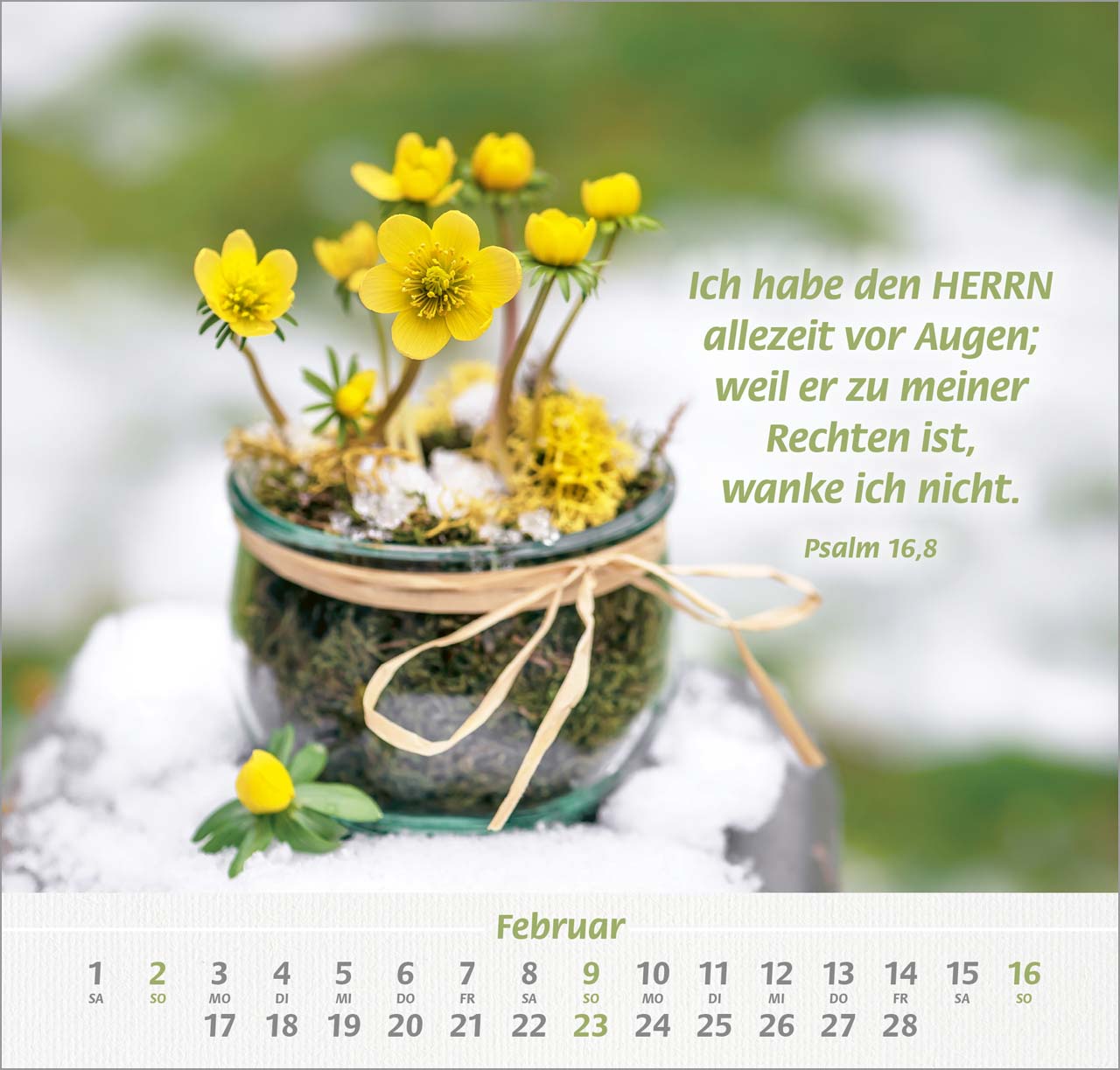 Denn du bist bei mir Wandkalender