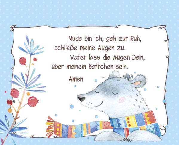 Postkartenaufstellbuch Kindergebete