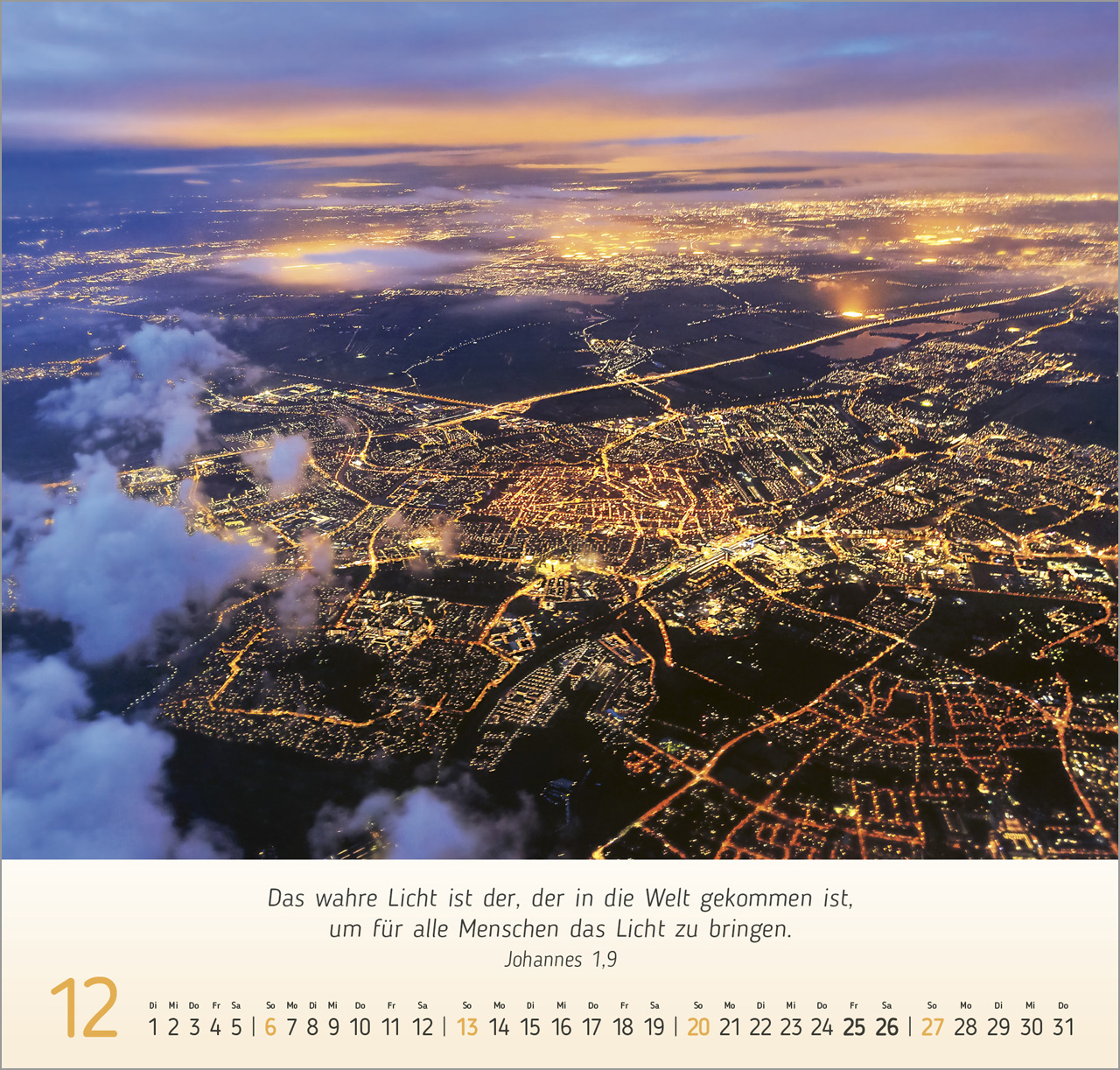 Licht Impressionen Wandkalender 2026