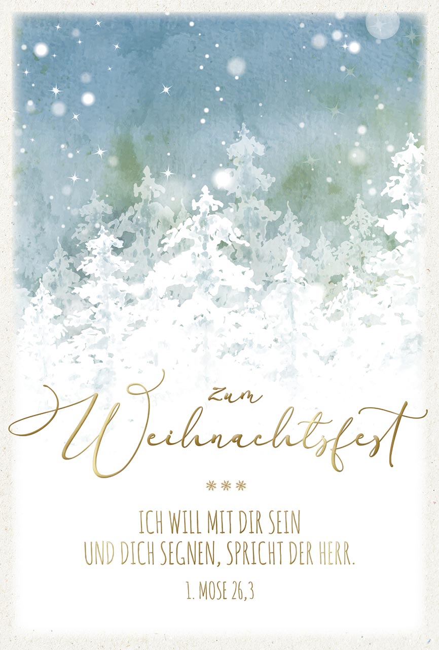 Minikarten Weihnachten mit Typografie