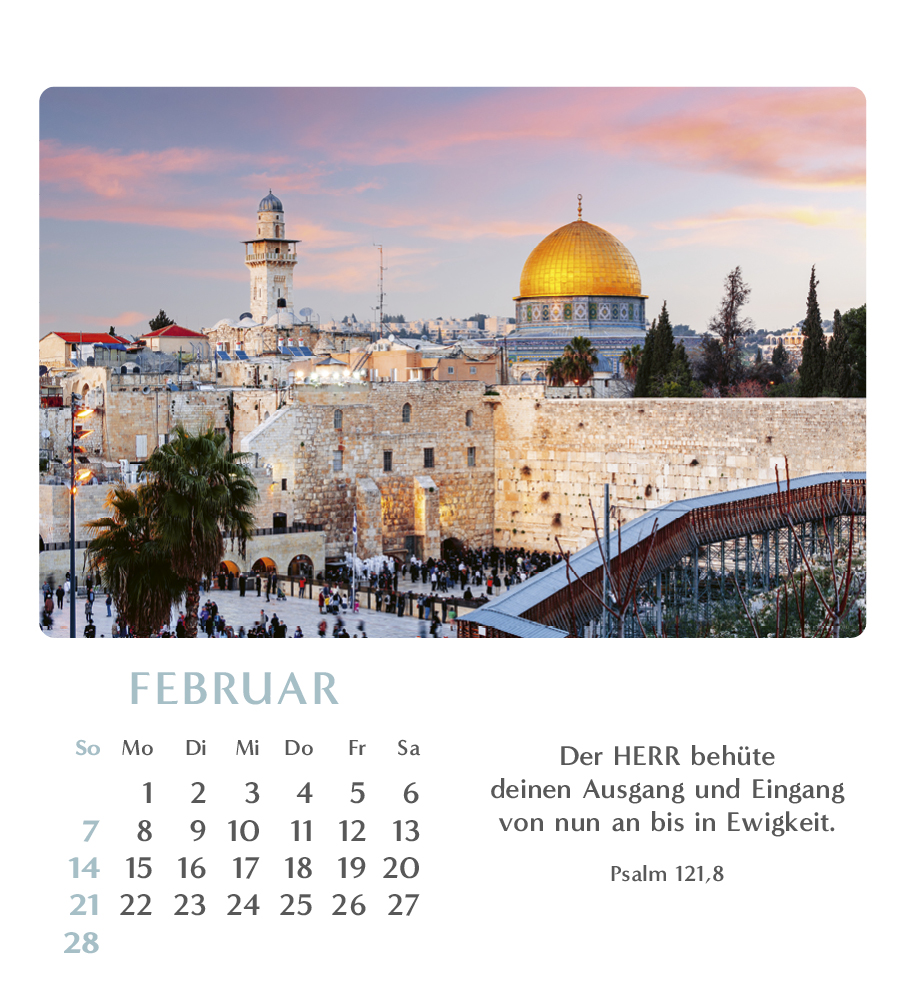 Geliebtes Israel 2027 – Tischkalender
