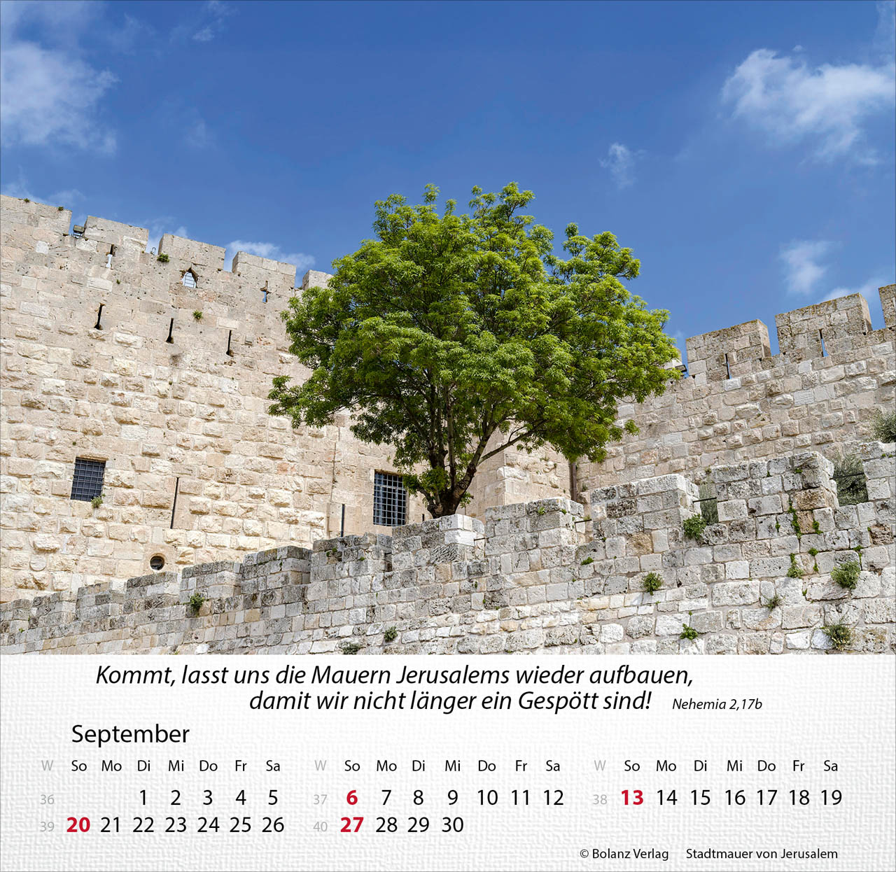 Israel Shalom 2026 - Tischkalender Israel Shalom 2026 - Tischkalender