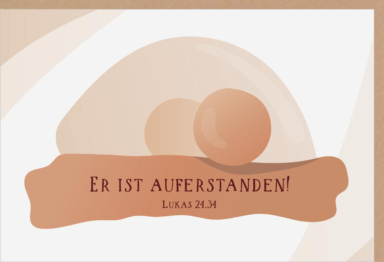 Faltkarte Ostern - Er ist auferstanden!