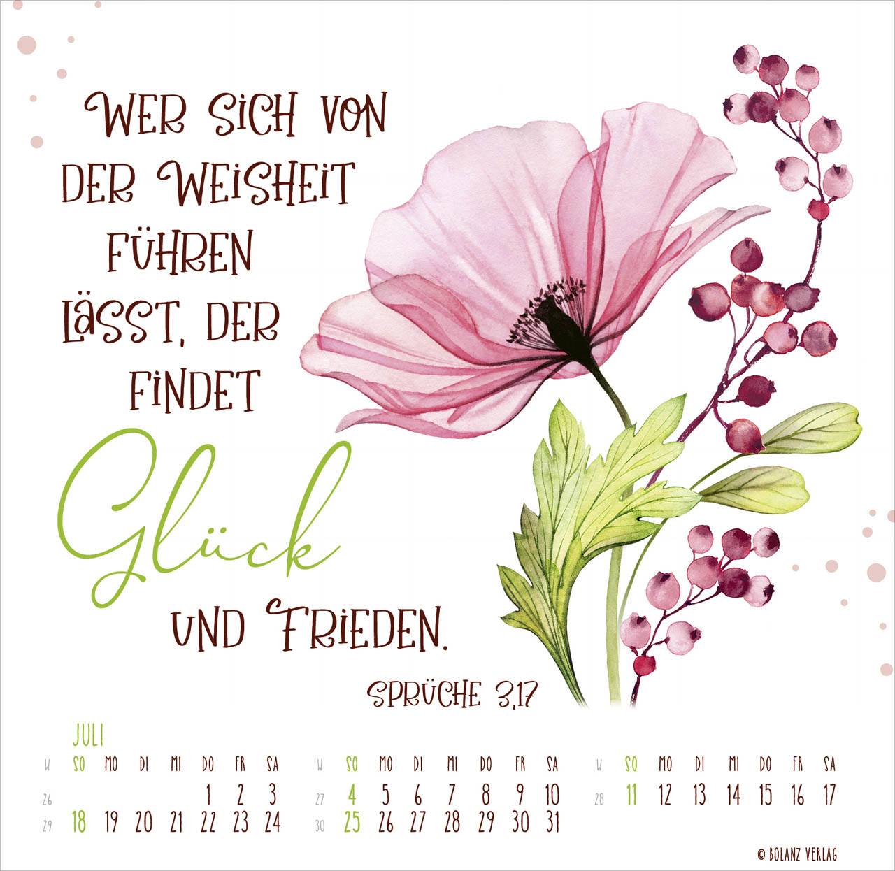 Getragen durch alle Zeiten 2027 – Tischkalender