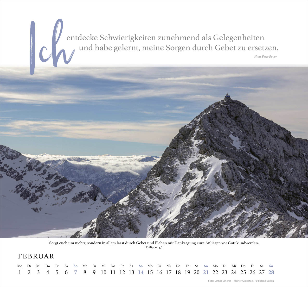 Fels meiner Stärke 2027 – Wandkalender