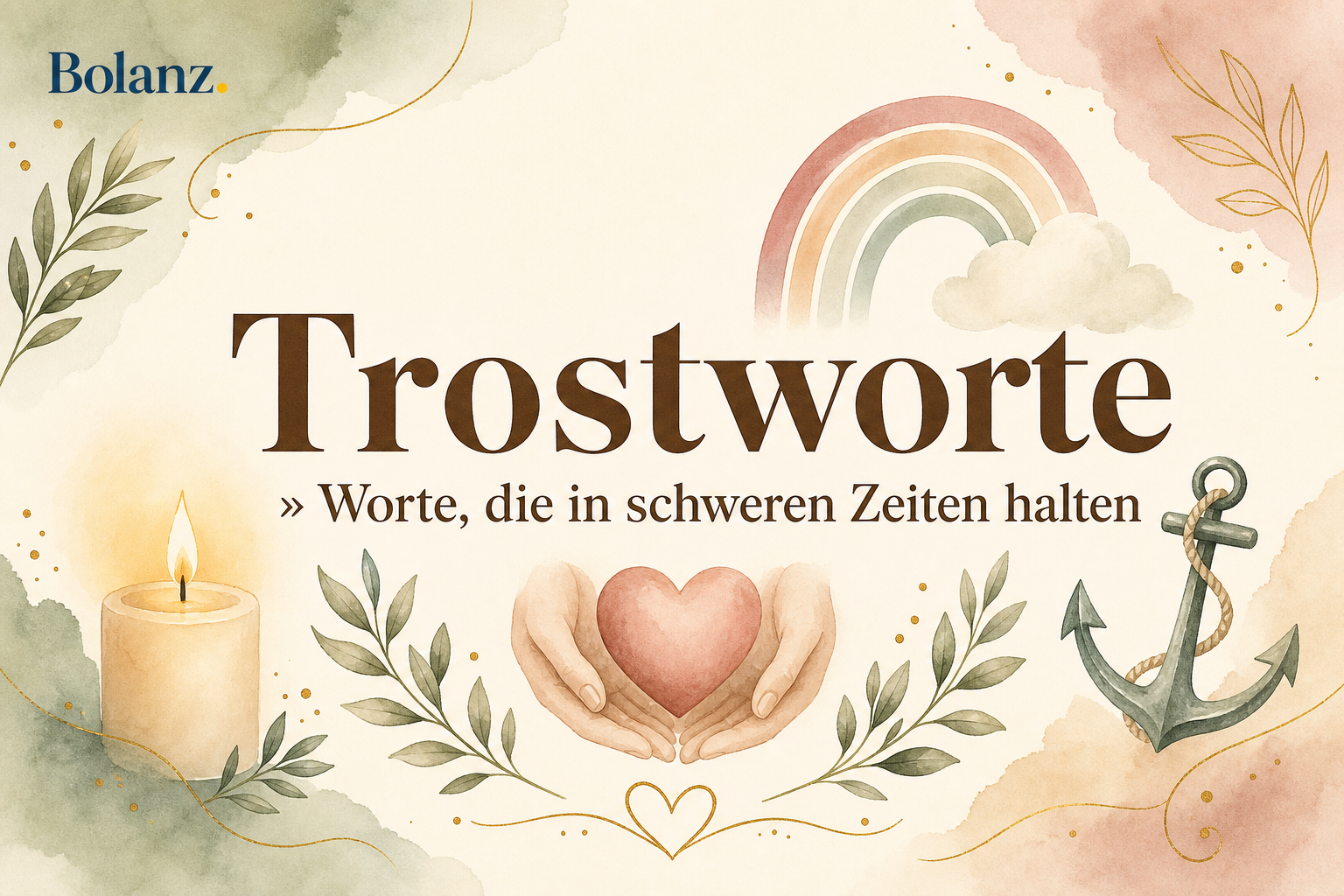Trostworte: 50+ tröstende Worte für schwere Zeiten – mit Bibelversen