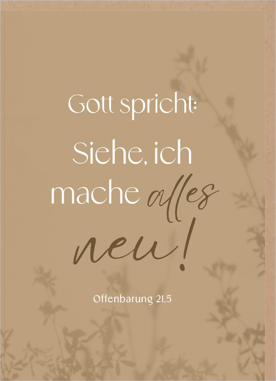 Faltkarte Jahreslosung 2026 Schattenspiel