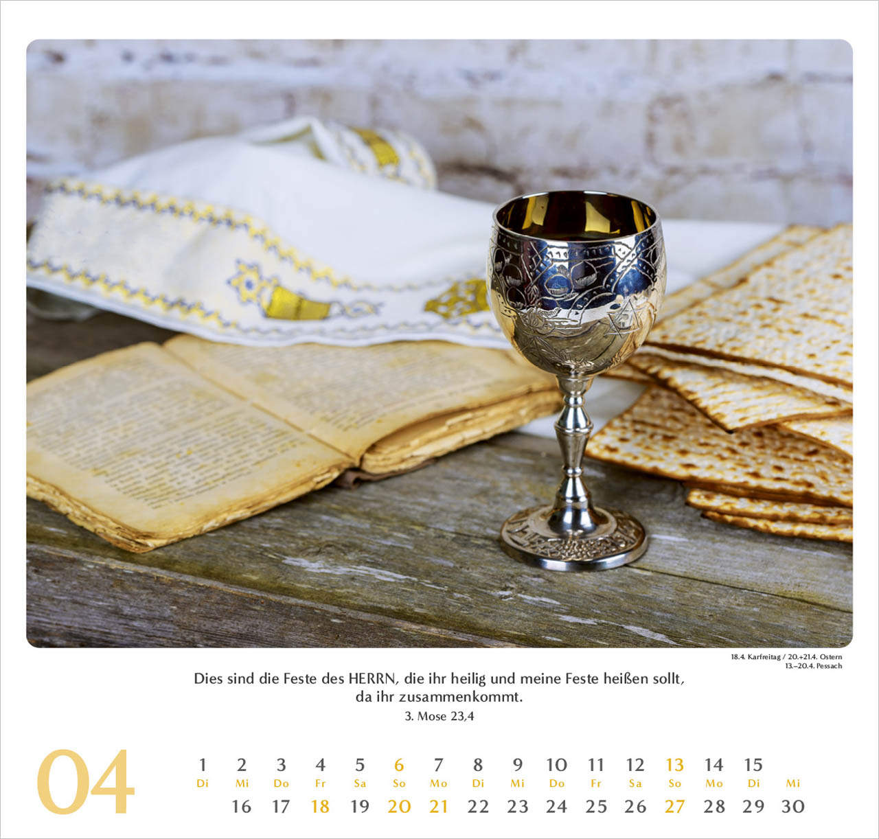 Geliebtes Israel Wandkalender