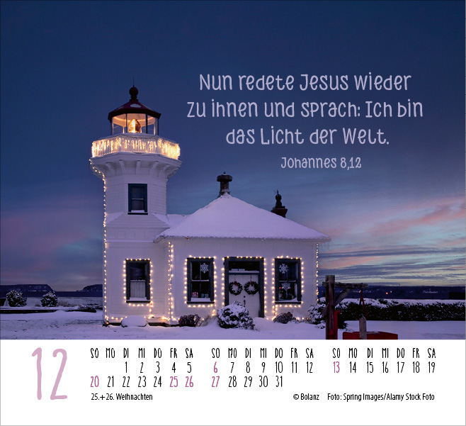 Licht der Welt 2026 - Minikalender Licht der Welt 2026 - Minikalender