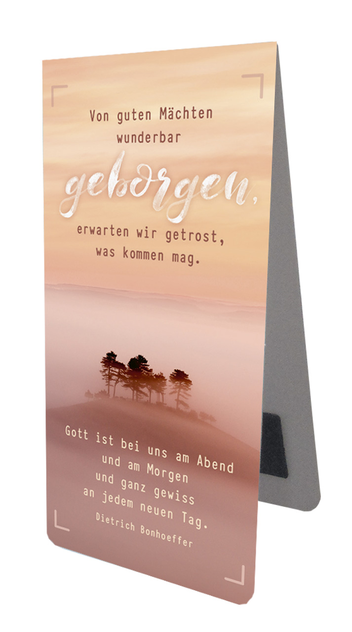 Magnetlesezeichen wunderbar geborgen