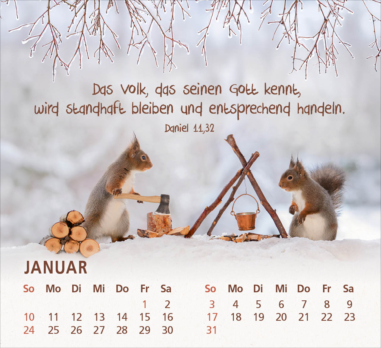 Du bist meine Freude 2027 – Tischkalender