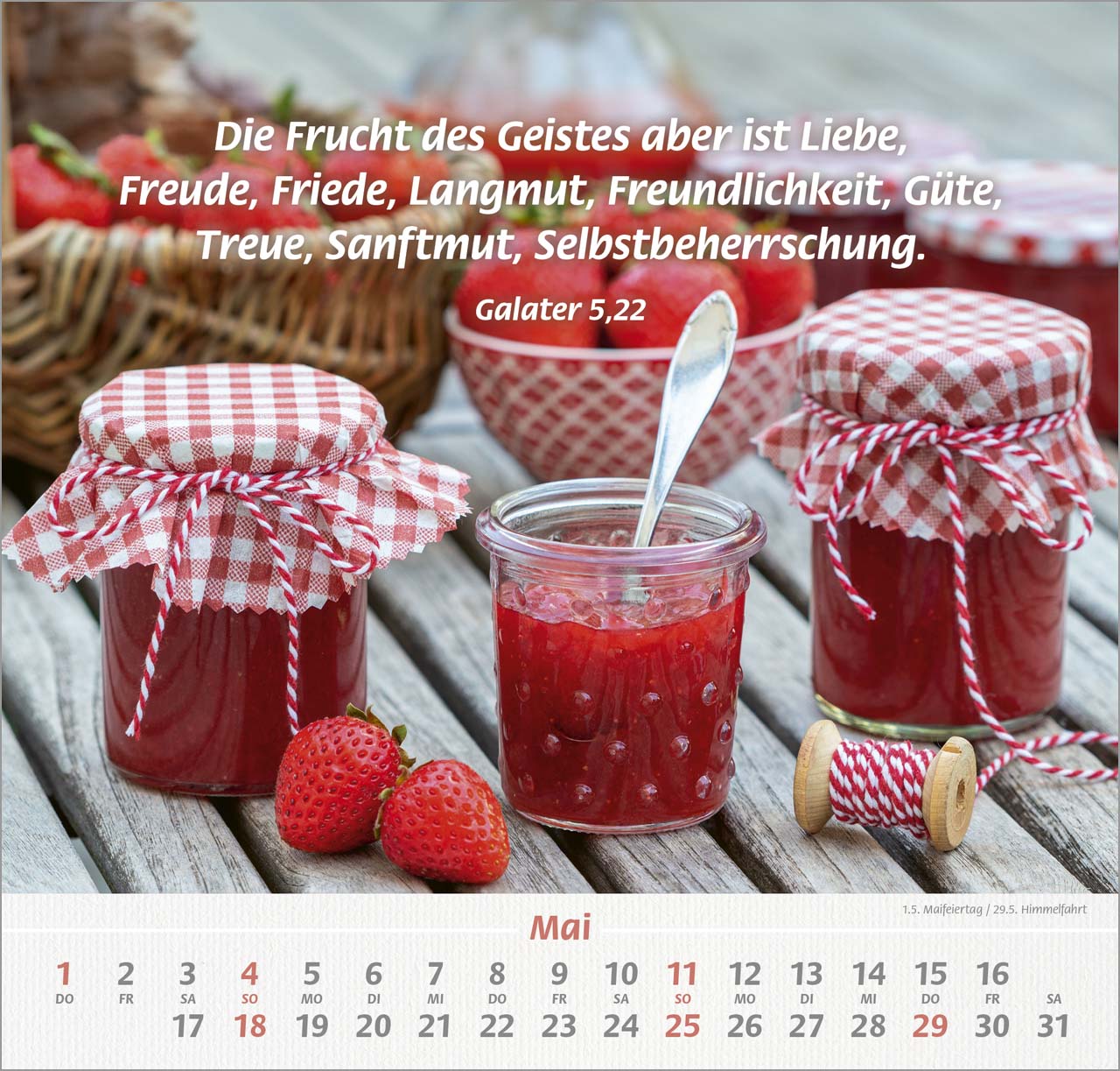 Denn du bist bei mir Wandkalender