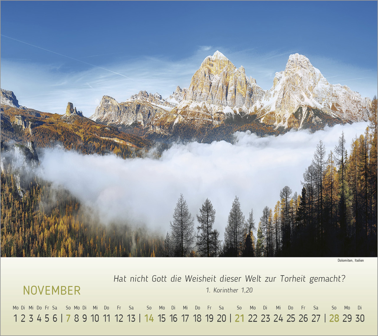 Wunderbare Bergwelt 2027 – Tischkalender